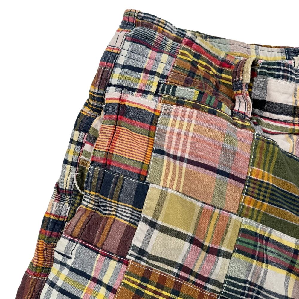 American Eagle Madras Patchwork Cotton Shorts Siz… - image 2
